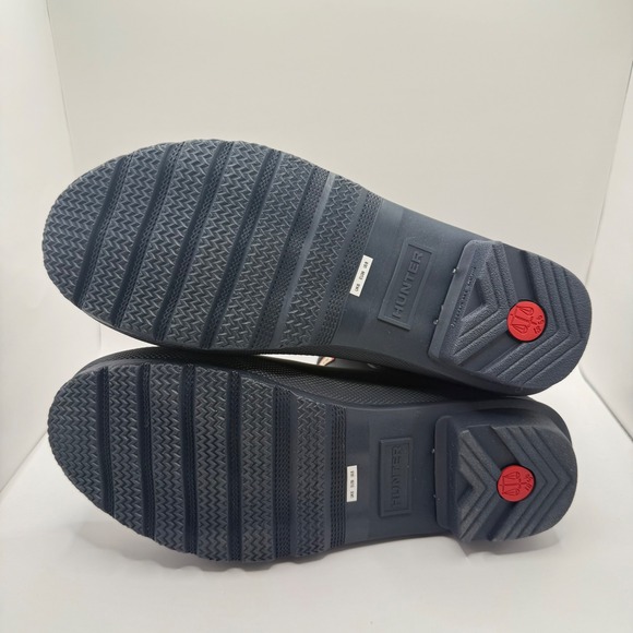 Hunter Woman's Navy Original Chelsea Waterproof Rain Boot- Size 8 - Picture 7 of 8